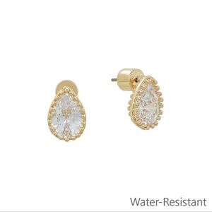 Elegant Gold Teardrop Earrings